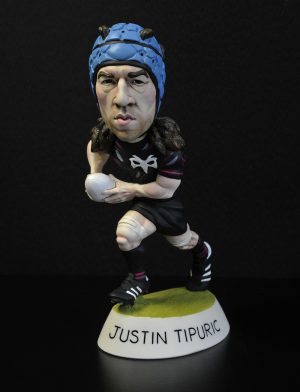 9" Justin Tipuric Ospreys *3 left* Contact 2 Order*