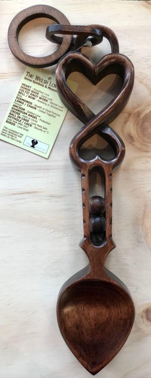 Caged Ball, Heart & Links Lovespoon