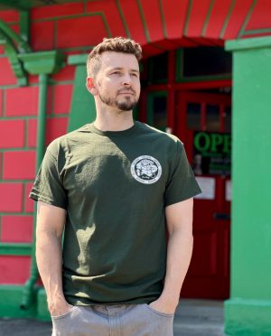 Grogg Retro Tee ~ Forest Green