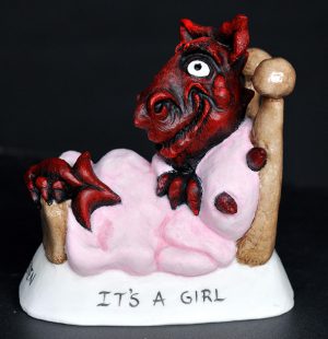 Baby Girl Cot Dragon