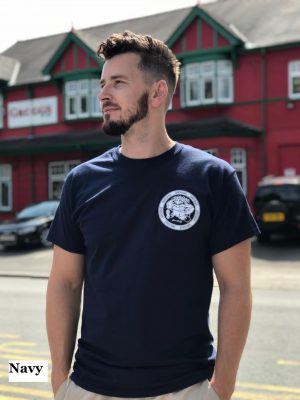 Grogg Retro Tee ~ Navy