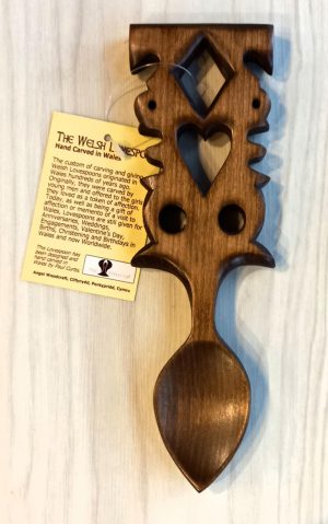 Traditional Diamond & Heart Lovespoon